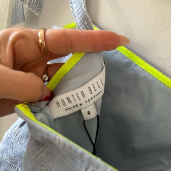 Hunter Bell Alex Jumpsuit in Blue Wash - Picture 7 of 10